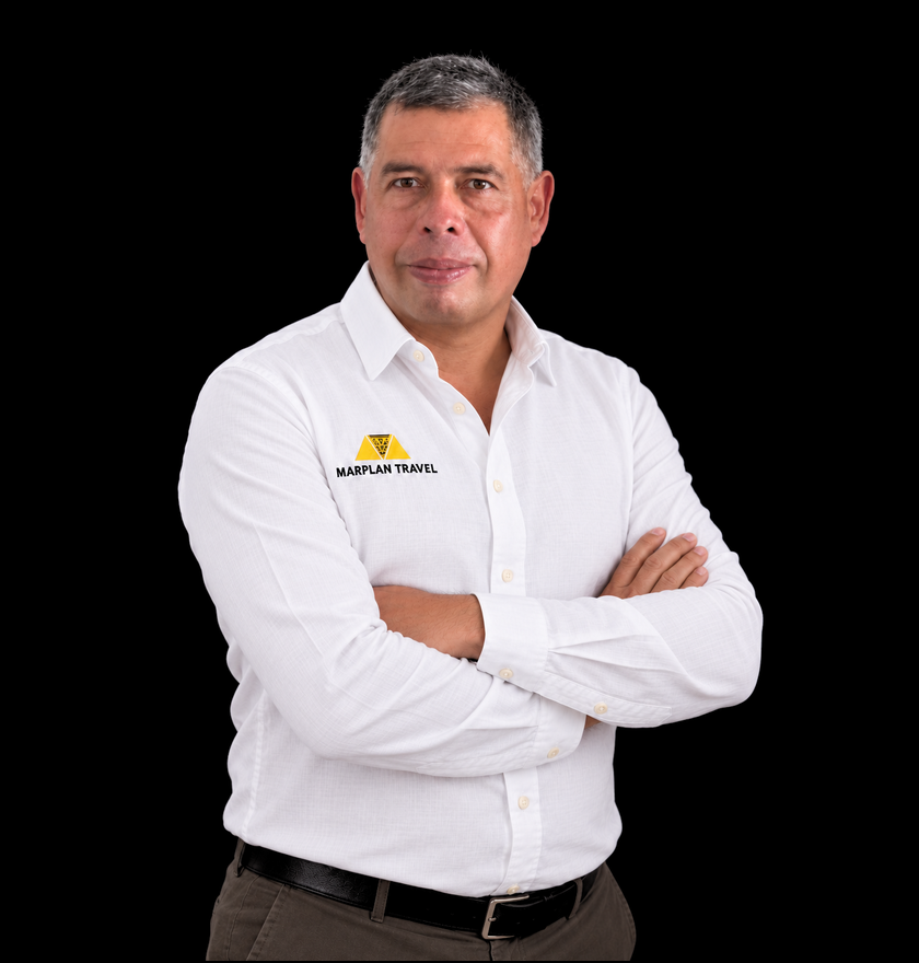 Retrato de Eduardo Murillo, equipo de Marplan Travel