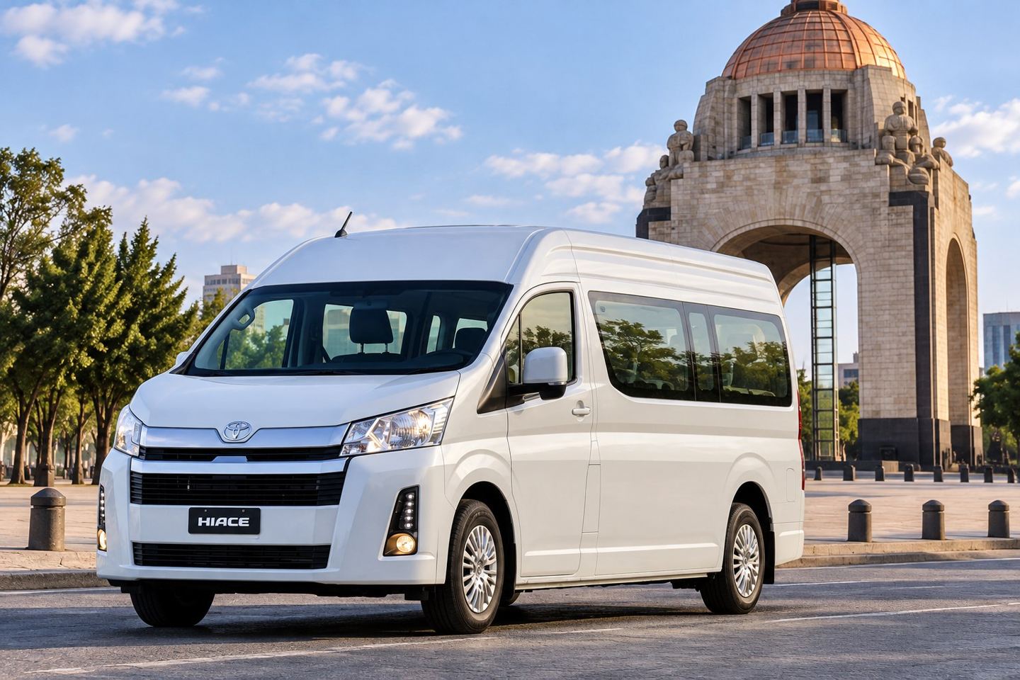 Imagen ilustrativa de una camioneta Toyota Hiace